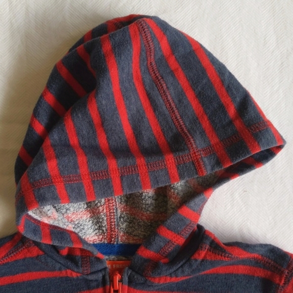 joe fresh striped zip-up hoodie sweatshirt 2T toddler boys - Picture 4 of 6